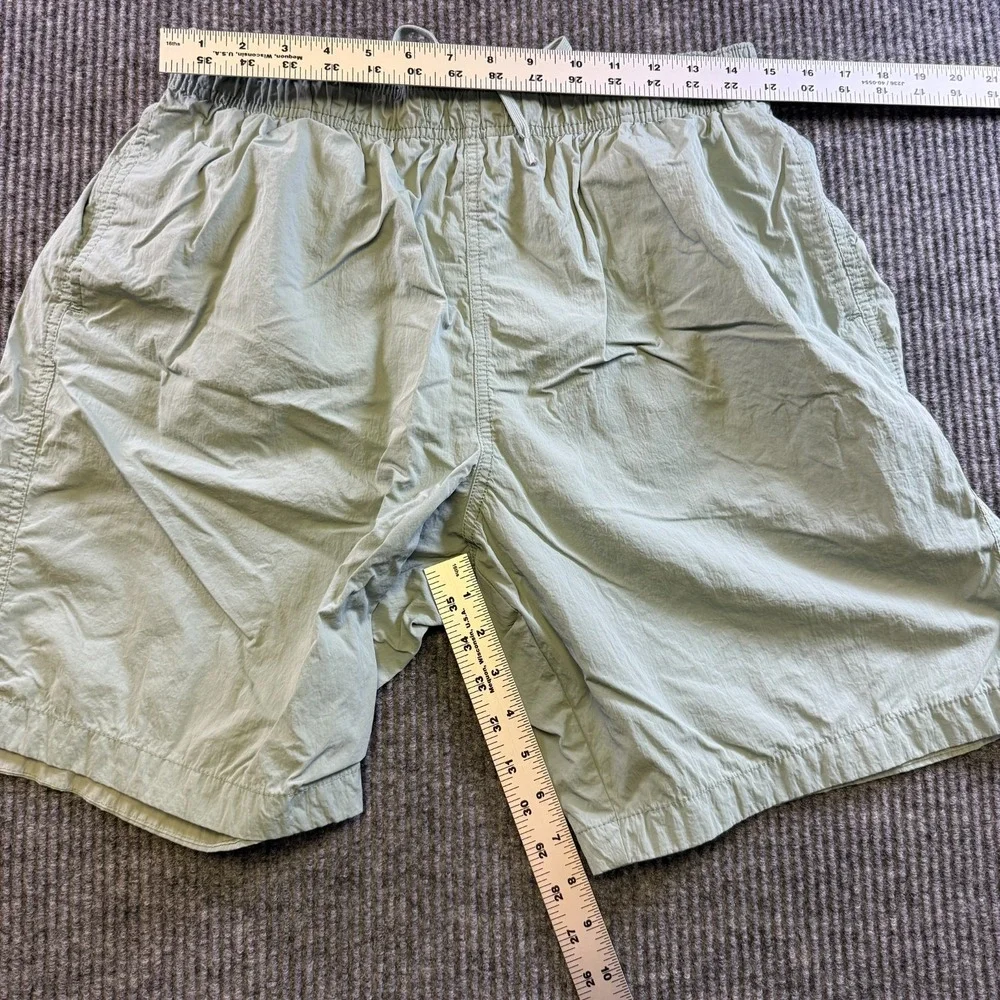 H&M‎ Swim Trunks Mens M Medium Black Drawstring Pockets Elastic Waist